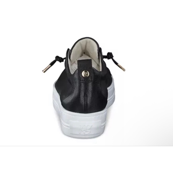 NWT Paul Green Sneakers Black Gold Combo Size 9 $429 - Picture 7 of 9